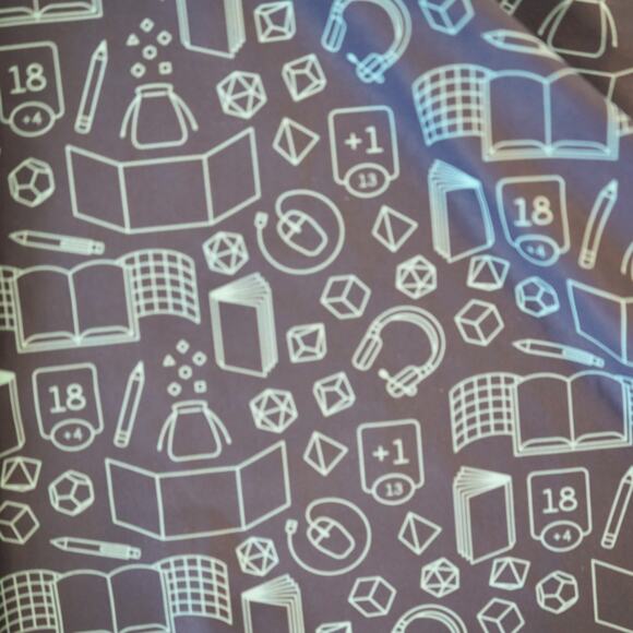 Game Master Skater Skirt, Dungeons and Dragons skirt by Paola’s Pixels S - Picture 2 of 8